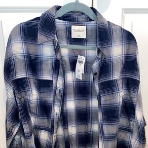 Abercrombie Women’s Cropped Flannel
